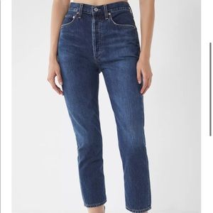 NWOT Agolde Riley High Rise in Desolate